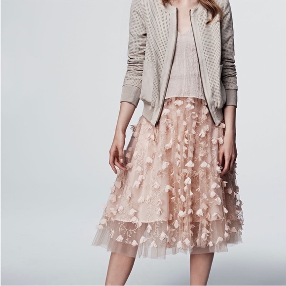 Anthropologie Dresses & Skirts - Eva Franco Anthropologie Fluttered Fete Midi Skirt, Size 10
